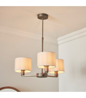 Daley Multi Arm Pendant Light Antique Bronze Plate-1