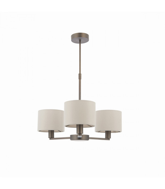 Daley Multi Arm Pendant Light Antique Bronze Plate-6