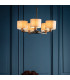 Daley Multi Arm Pendant Light Antique Bronze Plate-1