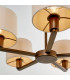 Daley Multi Arm Pendant Light Antique Bronze Plate-3