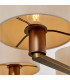 Daley Multi Arm Pendant Light Antique Bronze Plate-5