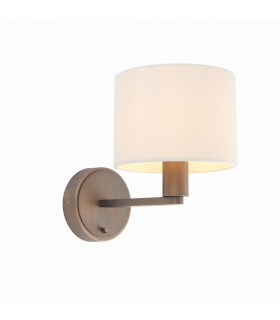 Daley Wall Lamp Antique Bronze Plate