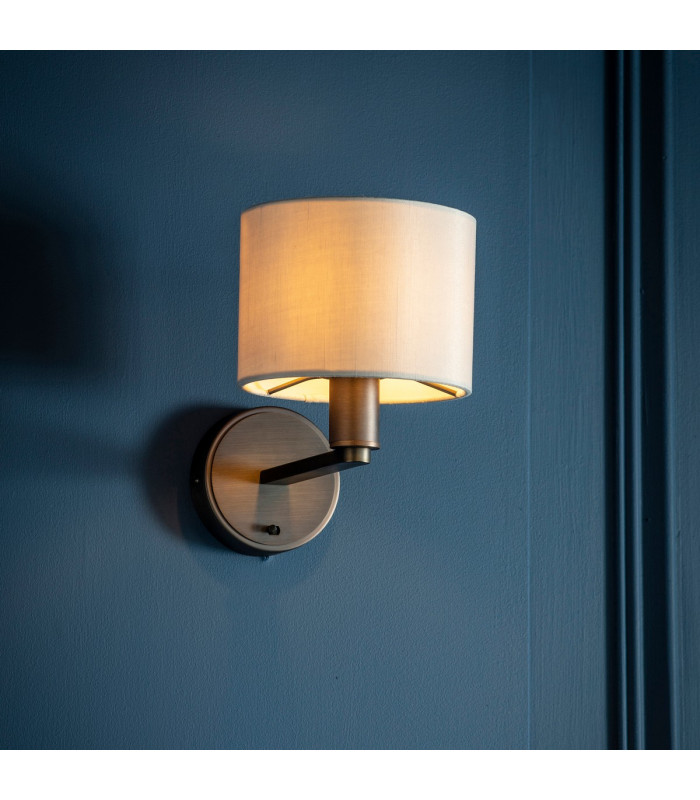 Daley Wall Lamp Antique Bronze Plate-1