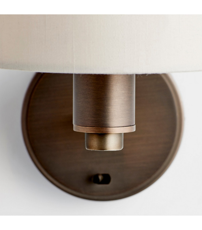 Daley Wall Lamp Antique Bronze Plate-4