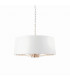 Harvey Multi Arm Cylindrical Pendant Light Bright Nickel Plate