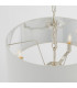 Harvey Multi Arm Cylindrical Pendant Light Bright Nickel Plate-5