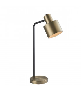 Mayfield Task Table Lamp Matt Antique Brass Plate