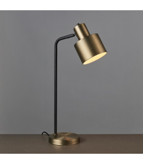 Mayfield Task Table Lamp Matt Antique Brass Plate-1