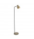 Mayfield Task Floor Lamp Matt Antique Brass Plate
