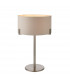 Hayfield Table Lamp Satin Nickel Plate