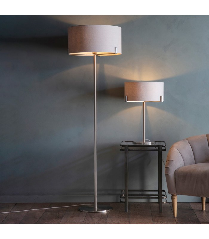 Hayfield Table Lamp Satin Nickel Plate-3