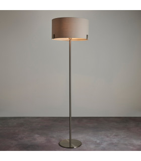 Hayfield Floor Lamp Satin Nickel Plate-1