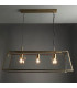 Hurst Multi Arm Pendant Light Matt Antique Brass Plate-1