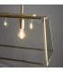 Hurst Multi Arm Pendant Light Matt Antique Brass Plate-3