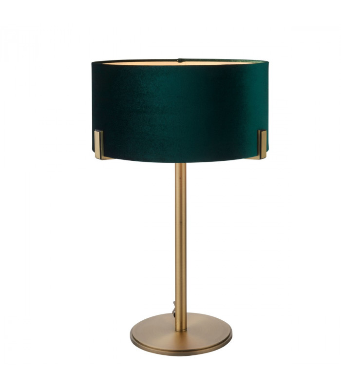 Hayfield Table Lamp Matt Antique Brass Plate