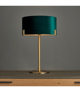 Hayfield Table Lamp Matt Antique Brass Plate-1