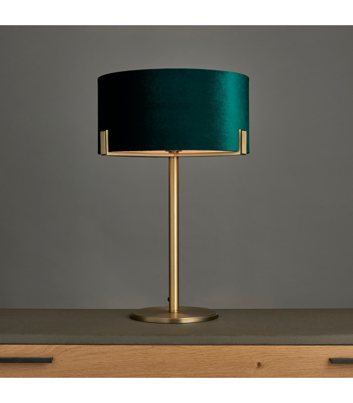 Hayfield Table Lamp Matt Antique Brass Plate-1