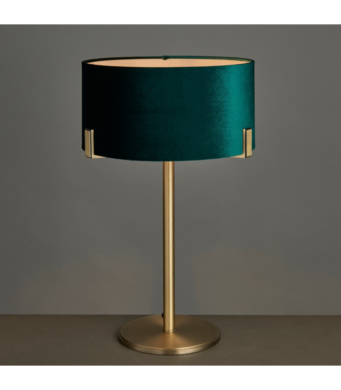 Hayfield Table Lamp Matt Antique Brass Plate-2
