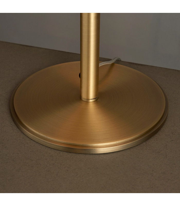 Hayfield Table Lamp Matt Antique Brass Plate-5