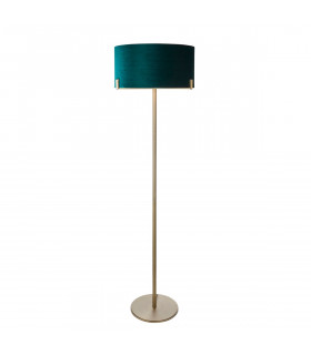 Hayfield Floor Lamp Matt Antique Brass Plate