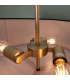 Hayfield Multi Arm Pendant Light Matt Antique Brass Plate-6