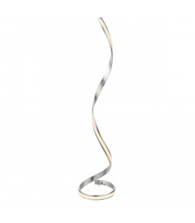 Aria Integrated Led Floor Lamp Silver Leaf