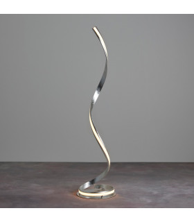 Aria Integrated Led Floor Lamp Silver Leaf-1