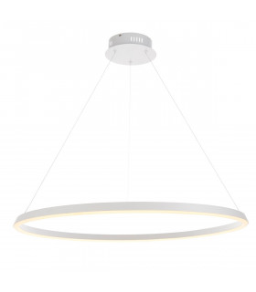Staten Single Pendant Light Matt White Paint
