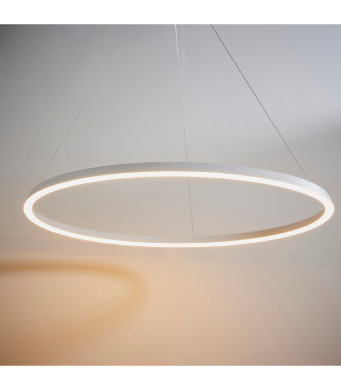 Staten Single Pendant Light Matt White Paint-3