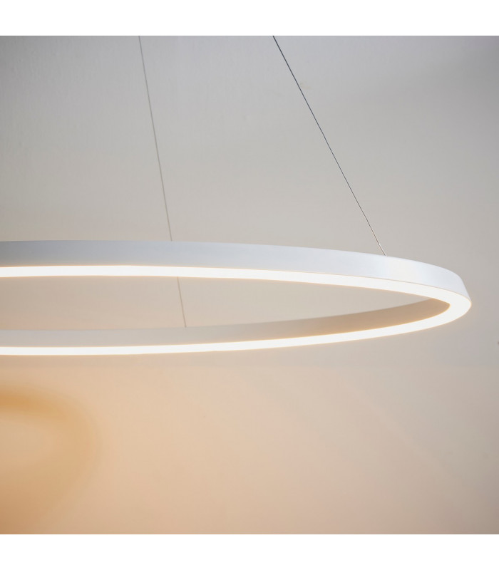 Staten Single Pendant Light Matt White Paint-4