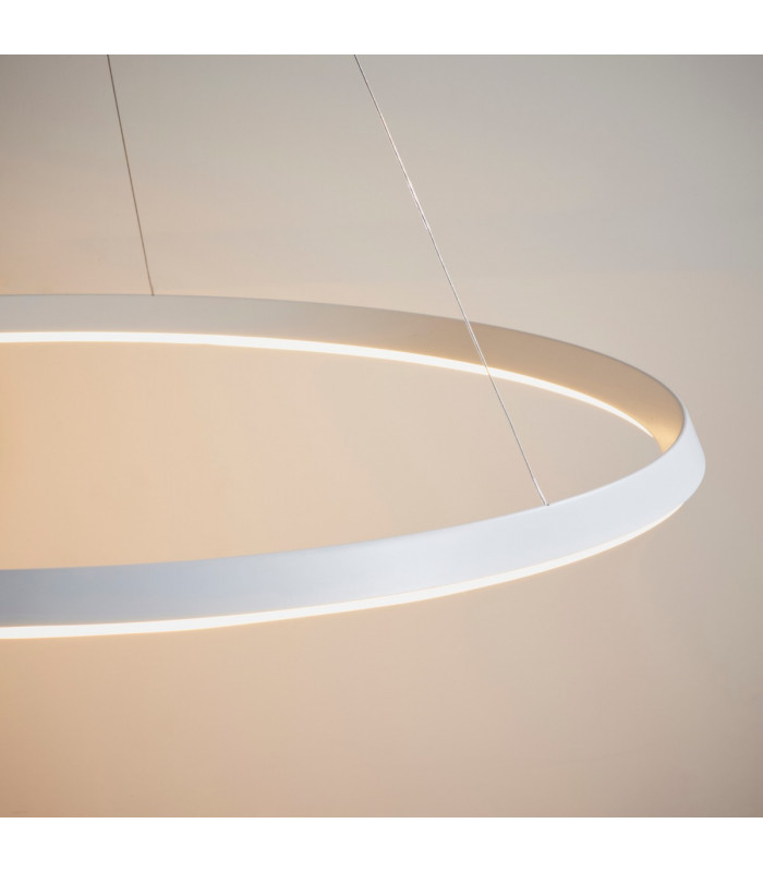 Staten Single Pendant Light Matt White Paint-6