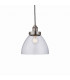 Hansen Dome Pendant Light Brushed Silver Paint