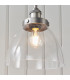 Hansen Dome Pendant Light Brushed Silver Paint-5