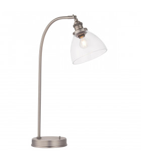 Hansen Task Table Lamp Brushed Silver Paint