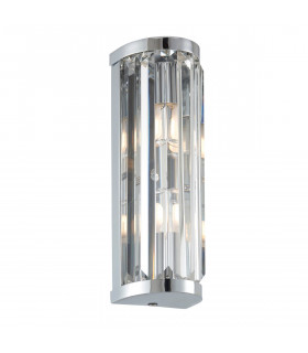 Shimmer Glass Wall Lamp Chrome Plate