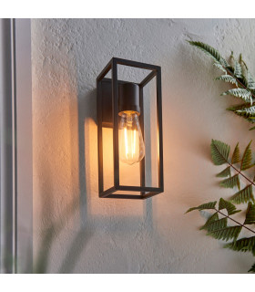 Herbert Non Automatic Wall Lamp Textured Black-1