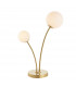 Bloom Complete Table Lamp Satin Brass Plate