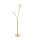 Bloom Complete Floor Lamp Satin Brass Plate