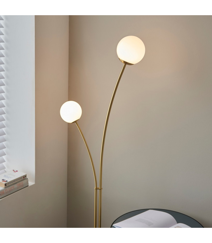 Bloom Complete Floor Lamp Satin Brass Plate-3