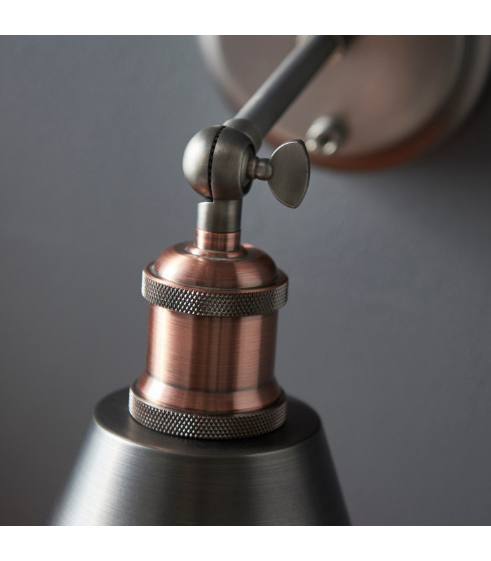 Hal Metal Wall Lamp Aged Pewter-5