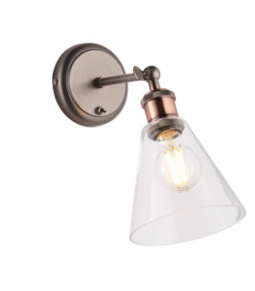 Hal Metal Wall Lamp Aged Pewter