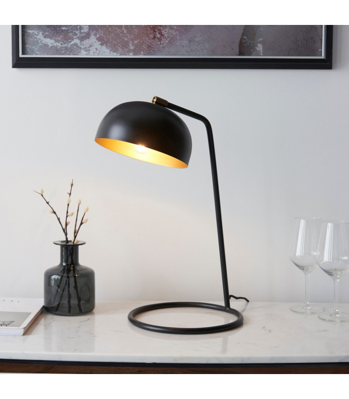 Brair Task Table Lamp Matt Black-3