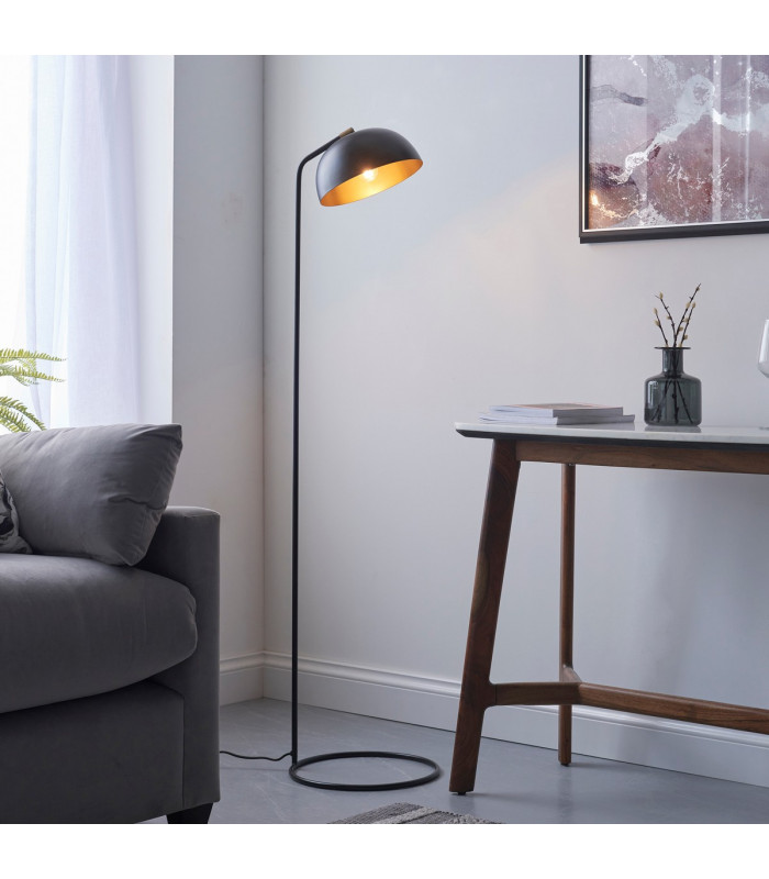 Brair Task Floor Lamp Matt Black-1