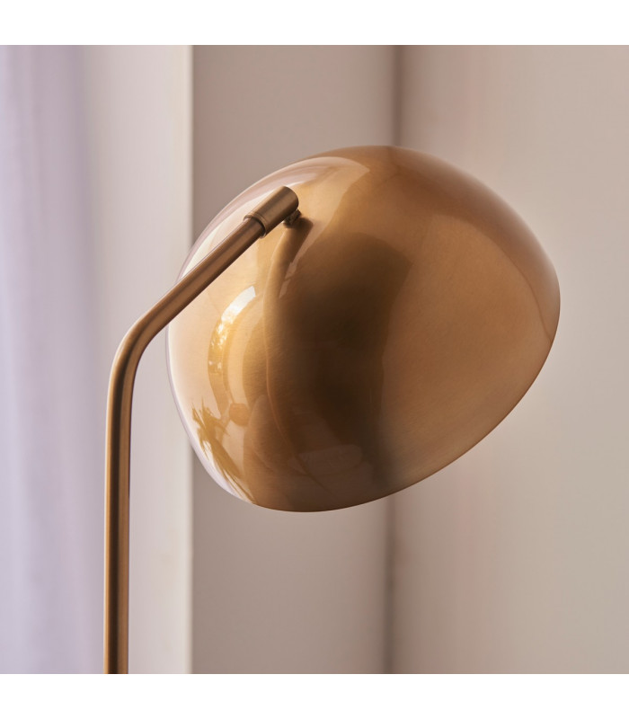 Brair Task Floor Lamp Antique Brass Plate-4
