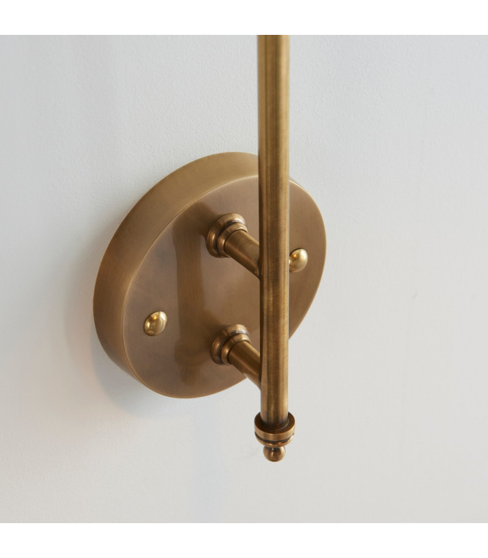 Radha Task Wall Lamp Antique Solid Brass