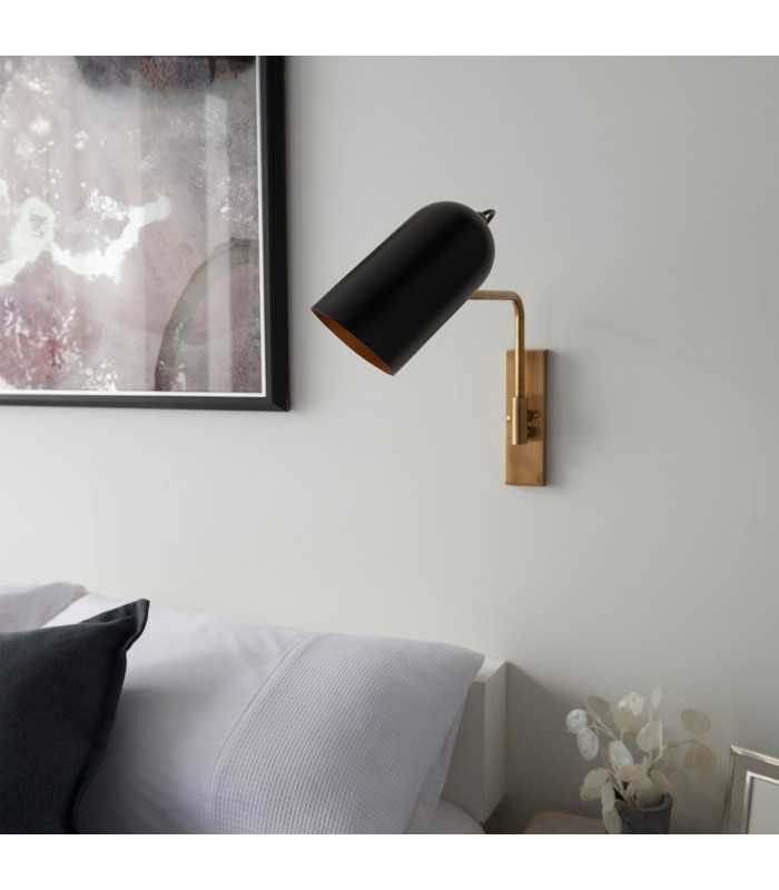 Navren Task Wall Lamp Antique Solid Brass-5