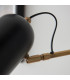 Navren Task Wall Lamp Antique Solid Brass, Matt Black