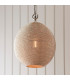 Asha Single Pendant Light Polished Nickel Plate-1