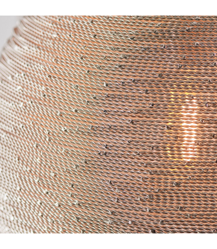 Asha Single Pendant Light Polished Nickel Plate-6