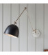 Lehal Dome Adjustable Arm Wall Lamp Polished Nickel Plate-1